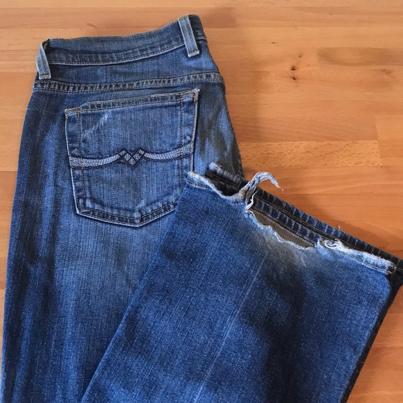 Lucky Brand Dungarees By Gene Montesano Distressed - Picture 9 of 9